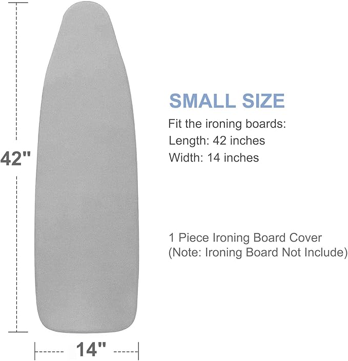 14x42 Inch Over-The-Door Ironing Board Cover