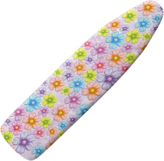Sprowallow Colorful Flowers Ironing Board Cover and Pad Full Size Ironing Board