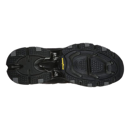 Skechers Men's Oak Canyon - Redwick Trainers, Black Leather Synthetic Textile Black Trim , 11 UK