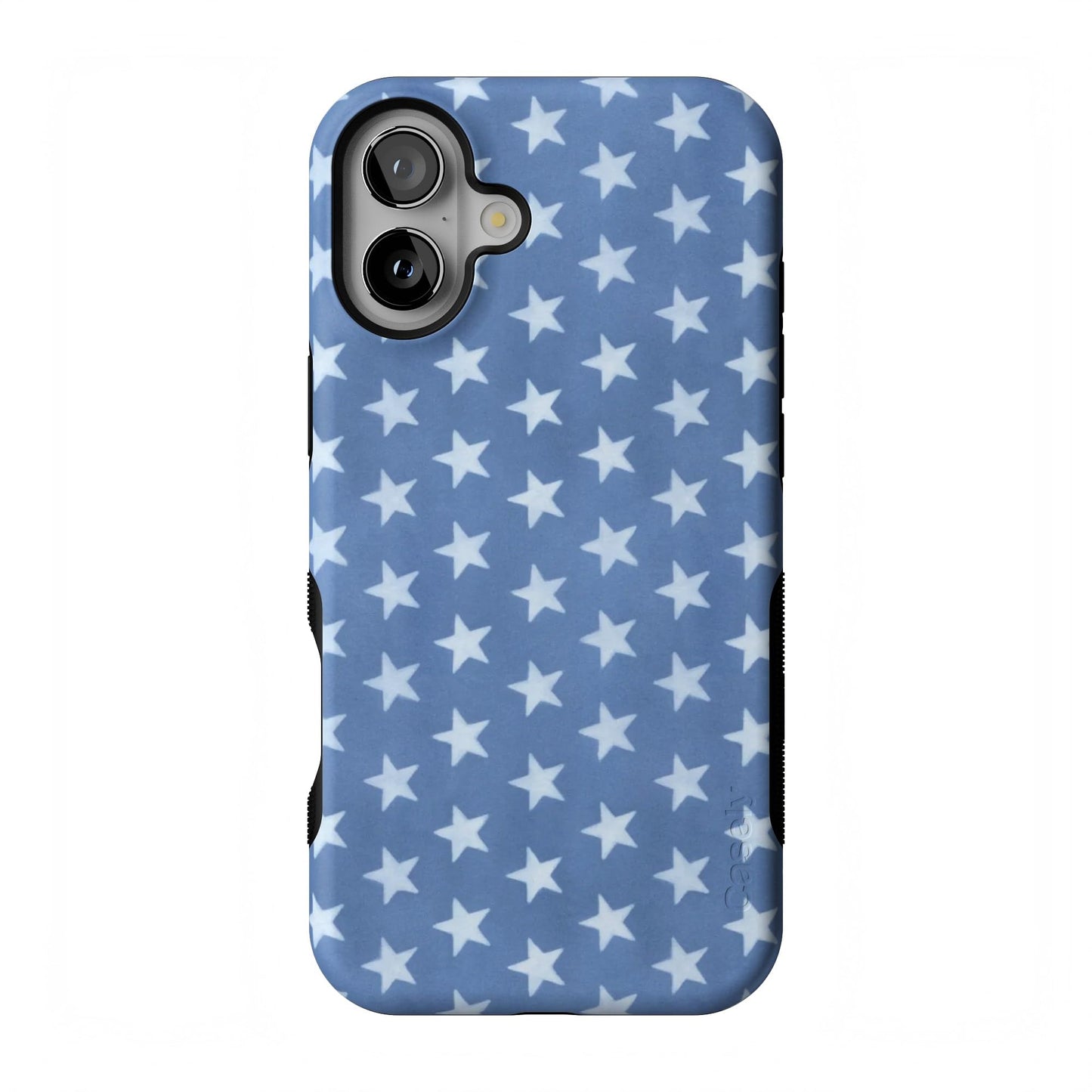Casely iPhone 16 Plus Case | Blue Stripes | Sunday Best | Compatible with MagSafe | Bold Protective Design