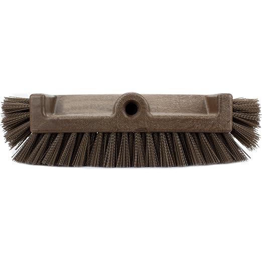 SPARTA Multi-Level Tile Scrub Brush 12" Wide Brush Head, Heavy-Duty Tile
