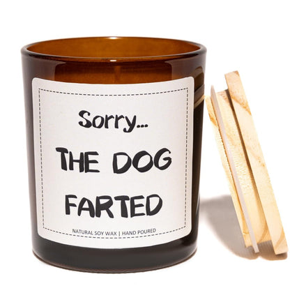 Dog Mom Gifts, Dog Lovers Gifts for Women, Sorry The Pet Farted Candle - Lavender & Eucalyptus, Crafted by Natural Soy Wax & Natural Essential Oils