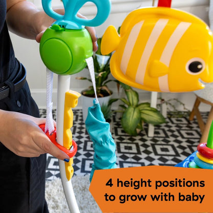 Baby Einstein, Neptune's Ocean Discovery Activity Jumper & Bouncer, Play Centre with Removable Toys, Introduces Numbers and Colours, Languages, 4 Adjustable Heights, 360° Rotation, Ages 6 Months+