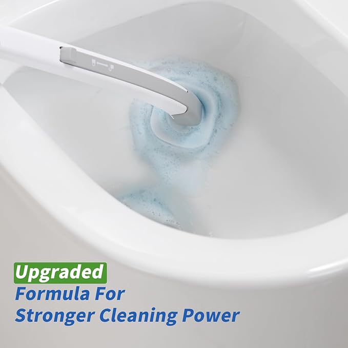 oshang Disposable Toilet Brush 2 Pack- Toilet Bowl Cleaner, Toilet Cleaning