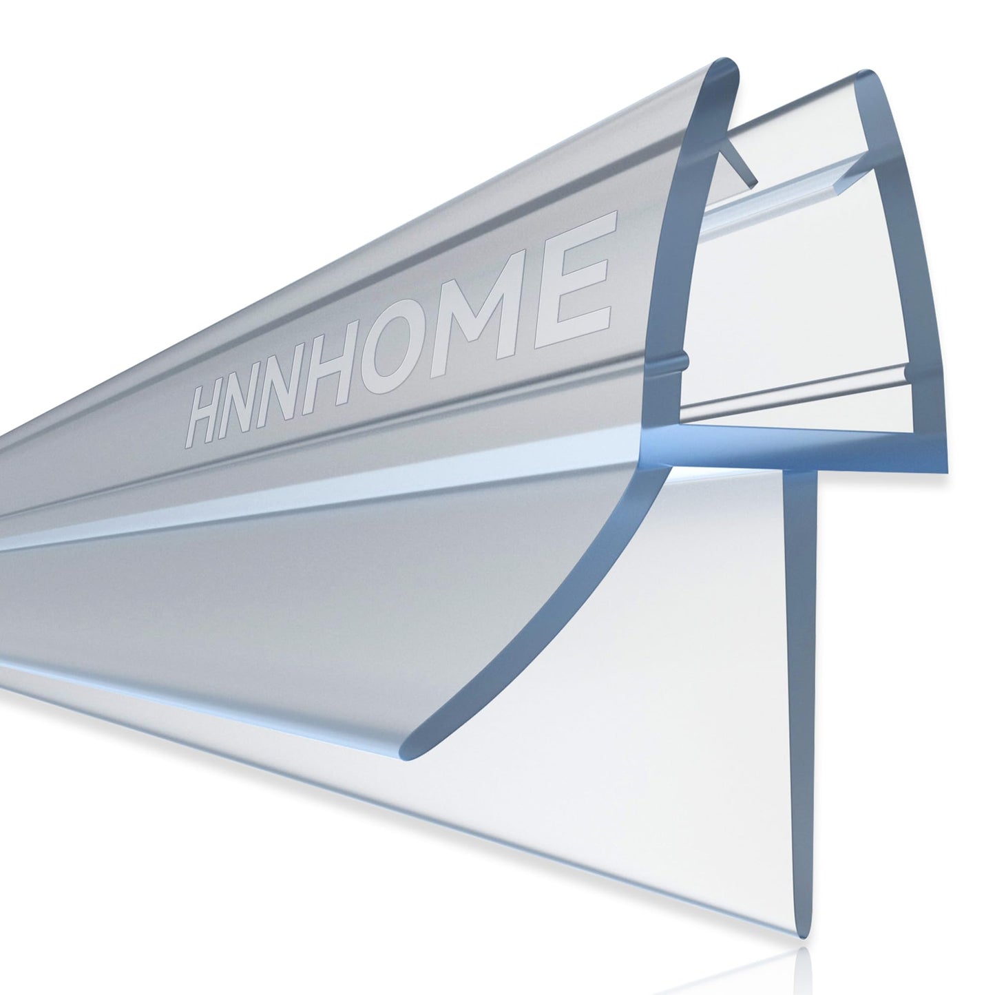 HNNHOME Clear Bath Shower Screen Door Seal Strip for 4-6mm Glass Up to 18mm Gap (Straight)