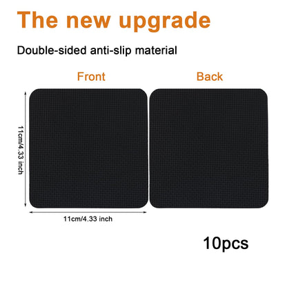 PEUTIER 10pcs Grip Pads for Weight Lifting, Double-Sided Anti-Slip Gym Lifting Grips Weight Training Hand Grips Workout Pads Grip Power for Weightlifting Men Women, No Sweaty