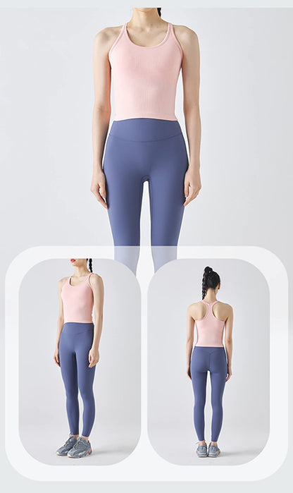 sphinx cat Short Racerback Yoga Tank Tops for Women Ribbed Built in Bra Workout Top Peach XL