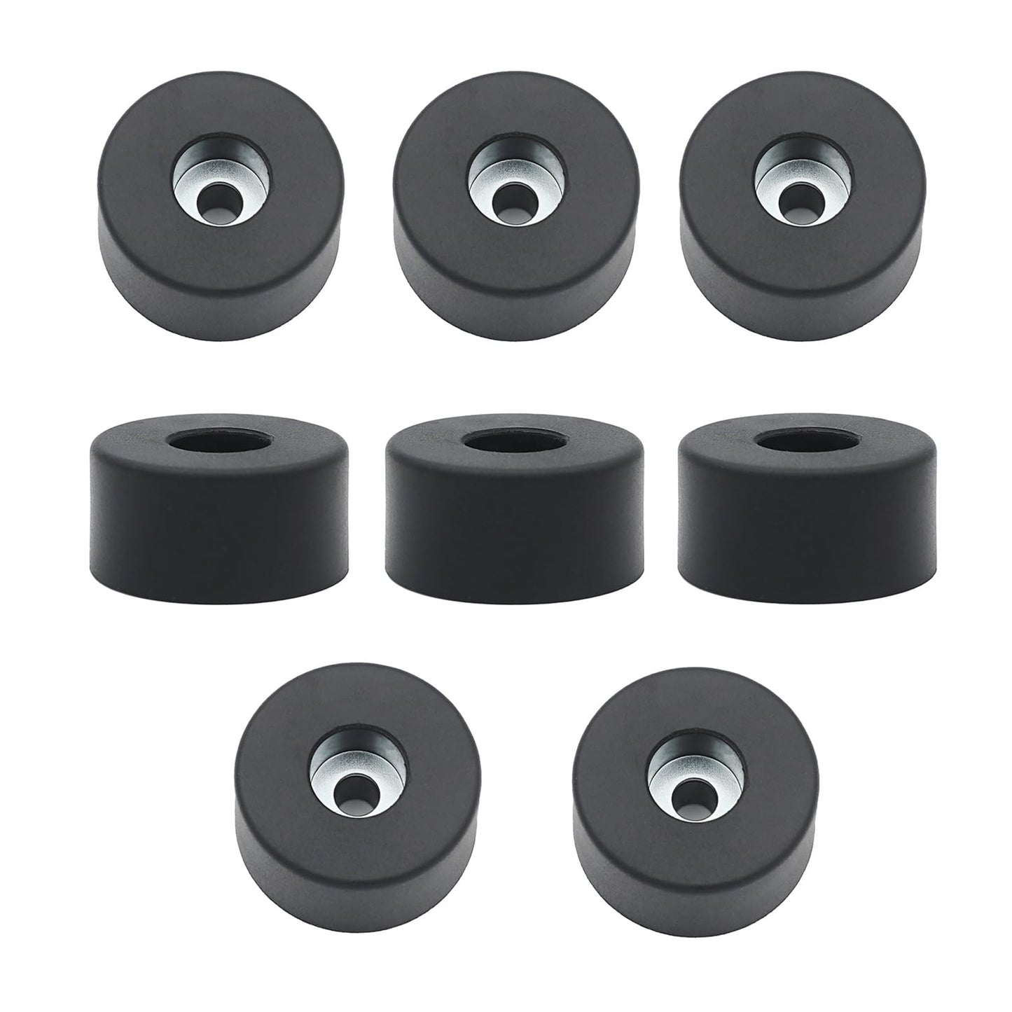 Air Compressor Isolator Pads - 8 Pack Replacement Rubber Feet 192310GS for Coleman Powermate, Sanborn & More - Also Ideal for Speaker Cabinets, Computer Desk, Sofa Cushions (E106661, D091007)