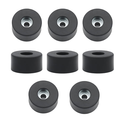 Air Compressor Isolator Pads - 8 Pack Replacement Rubber Feet 192310GS for Coleman Powermate, Sanborn & More - Also Ideal for Speaker Cabinets, Computer Desk, Sofa Cushions (E106661, D091007)