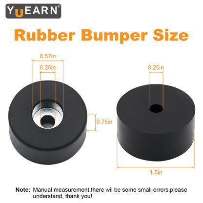 10PCS 192310GS Air Compressor Rubber Feet, Anti Vibration Isolator Mount for Coleman Powermate, Sanborn 094-0026, E106661, Generators & Pressure Washers