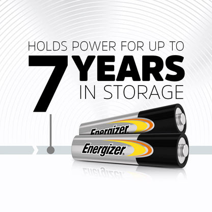 Energizer Alkaline Power - AAA Batteries (32 Pack) - Triple A Battery 1.5V - Up To 50% Longer Lasting - For Everyday Devices - 100% Recyclable Packaging - 7 Year Shelf-Life [Amazon Exclusive]