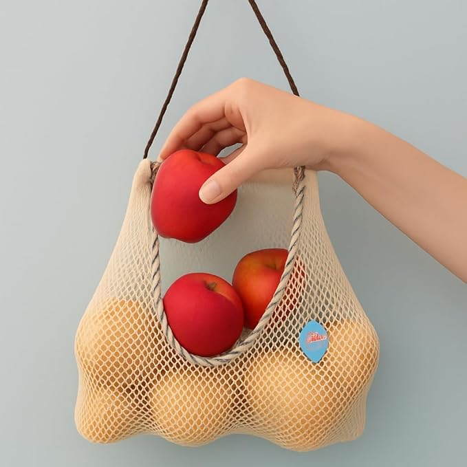 Durable Reusable Hanging Storage Mesh Bags