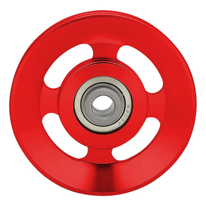 Topfinder Aluminium Alloy Gym Pulley 90 mm (1, Red)