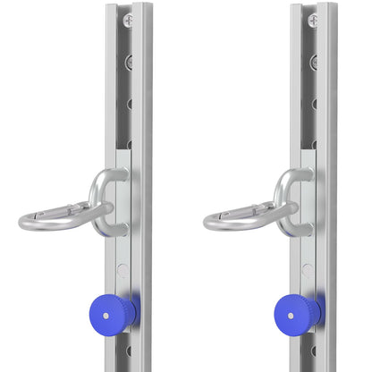 Resistance Bands Wall Anchor Exercise Equipment Platform Base 2 PCS (Length 40"), Adjustable Wall-Mounted Anchor Multi-Purpose Fitness System for Complete Full Body Strength Training