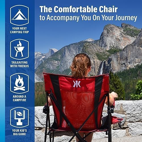 Kijaro Dual Lock Chair Color: Victoria Desert Orange