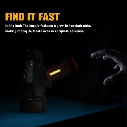 5000 Lumens and 3000 Lumens Spotlight, High Lumens, for Hiking, Emergency, Camping, Hunting