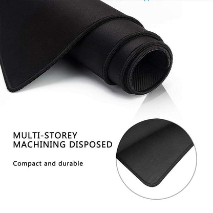 YEBMoo Extended Gaming Mouse Pad Extra Large 600x300x3 mm Water Resistant Mice Mat with Non-Slip Base for PC Computer Laptop (60x30 Black001)