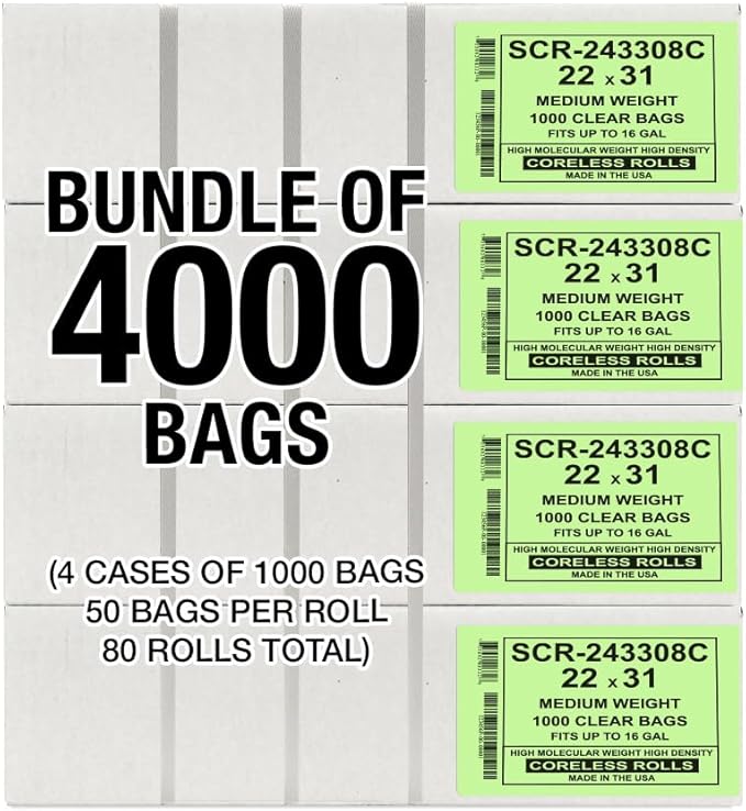 Aluf Plastics 12-16 Gallon Trash Bags