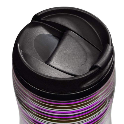 14 oz Photo Travel Mug with Flip Top - PixMug - The Mug That's a Picture Frame - DIY - Insert Your Own Photos or Create and Print Inserts Online – 1 Pack