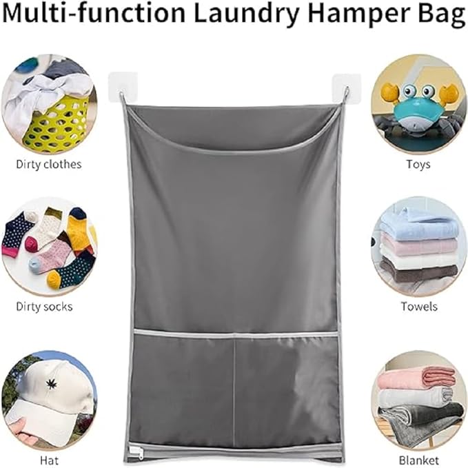 Hanging Laundry Hamper, Over The Door Laundry Hamper, Hanging Laundry Bag