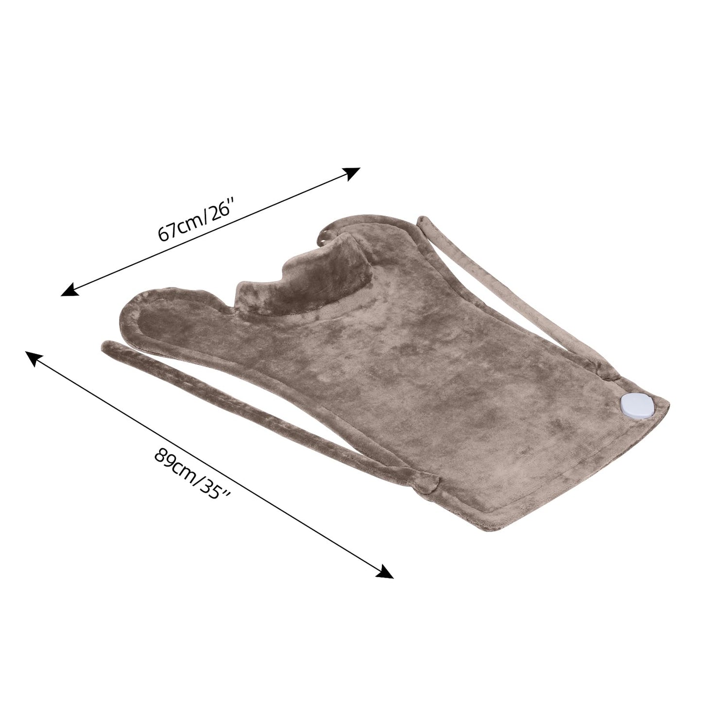 Ruqiji 17''x33'' XXXL King Size Heating Pad with 120 Minutes Auto Shut Off&6 Temperature Settings, Flannel Electric Heating Pad/Pain Relief for Back/Neck/Shoulders/Menstrual Pain/Leg Cramp (Dark Blue)