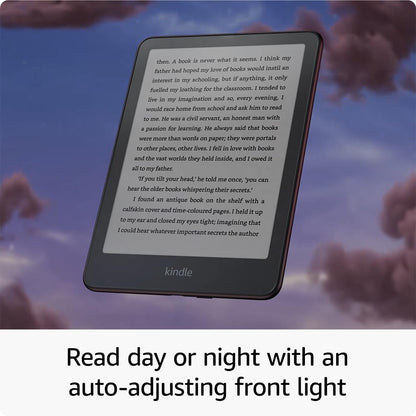 Amazon Kindle Paperwhite Signature Edition (32 GB) – Our fastest Kindle with an auto-adjusting front light, wireless charging and weeks of battery life – Without Ads - Metallic Black