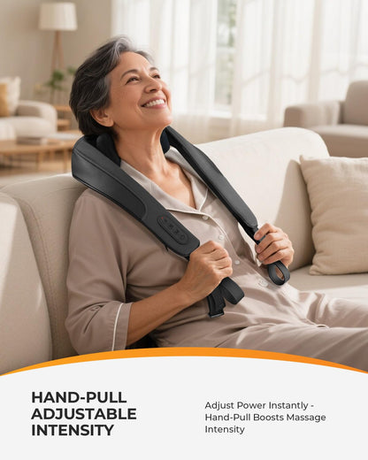 CooCoCo Upgraded Cordless Neck Massager - FSA Eligible, Back Massager for Pain Relief Deep Tissue,Shoulder Massager with Heat,6D Shiatsu Kneading,HSA Electric Rechargeable Massager,Gifts for Men Women