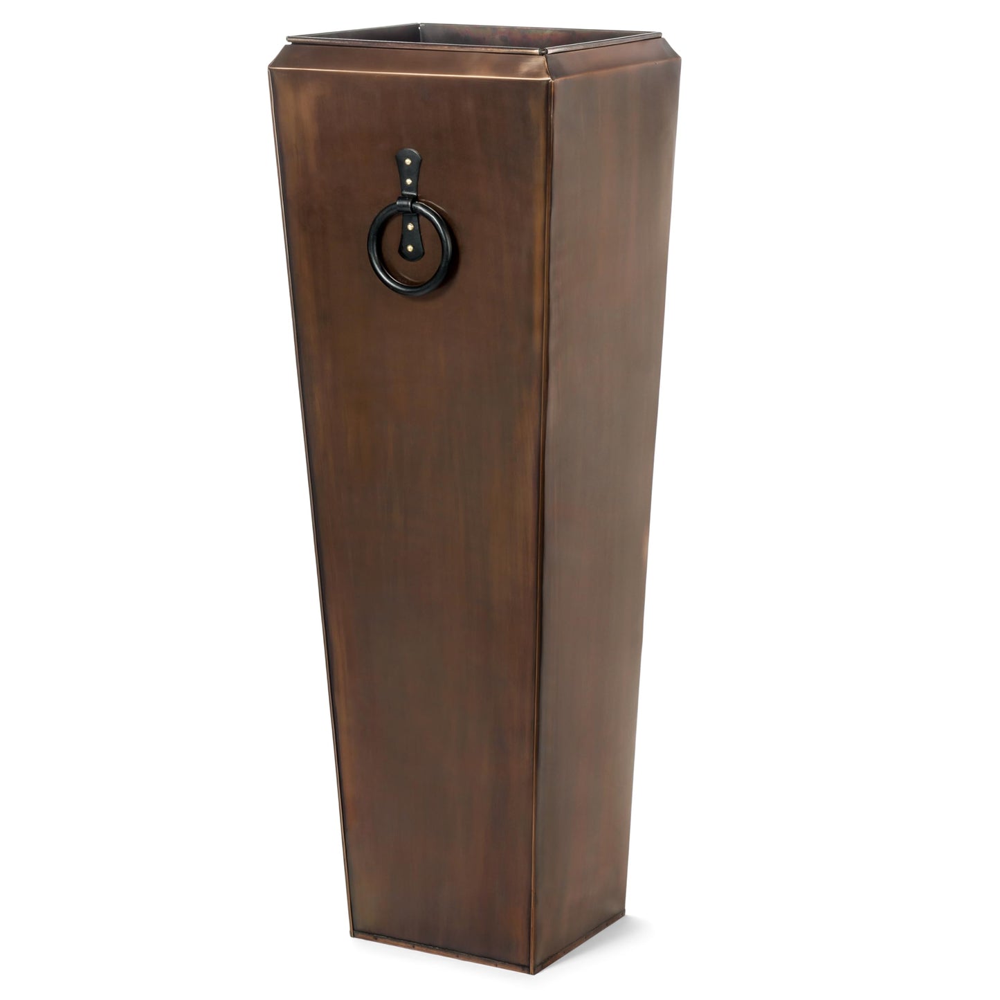 H Potter Tall Outdoor Planters Copper Large Flower Pots Indoor for Patio Balcony Garden Deck Front Porch Entryway Antique Copper Single Large