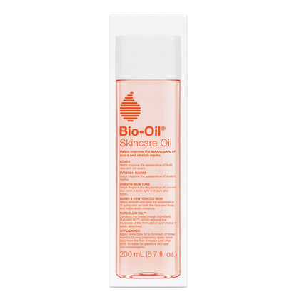 Bio-Oil Skincare Body Oil Serum, Face and Body Moisturizer with Vitamin E & A, for Scars, Stretch Marks, Sensitive Skin, All Skin Types, Dermatologist Recommended, Non-Comedogenic, 2 Oz