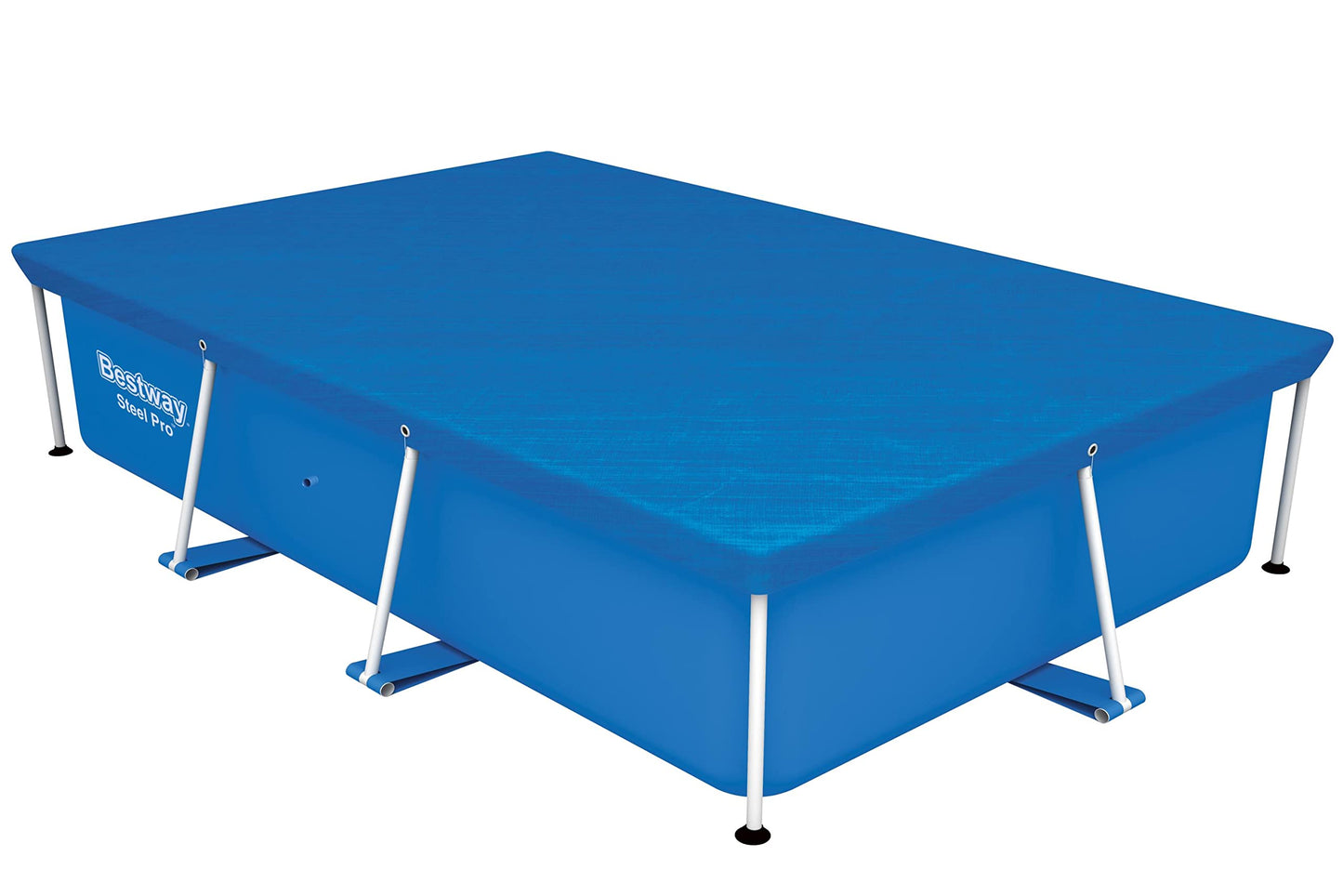 Bestway Flowclear Swimming Pool Cover for Rectangular Steel Pro Pools, Multiple Sizes