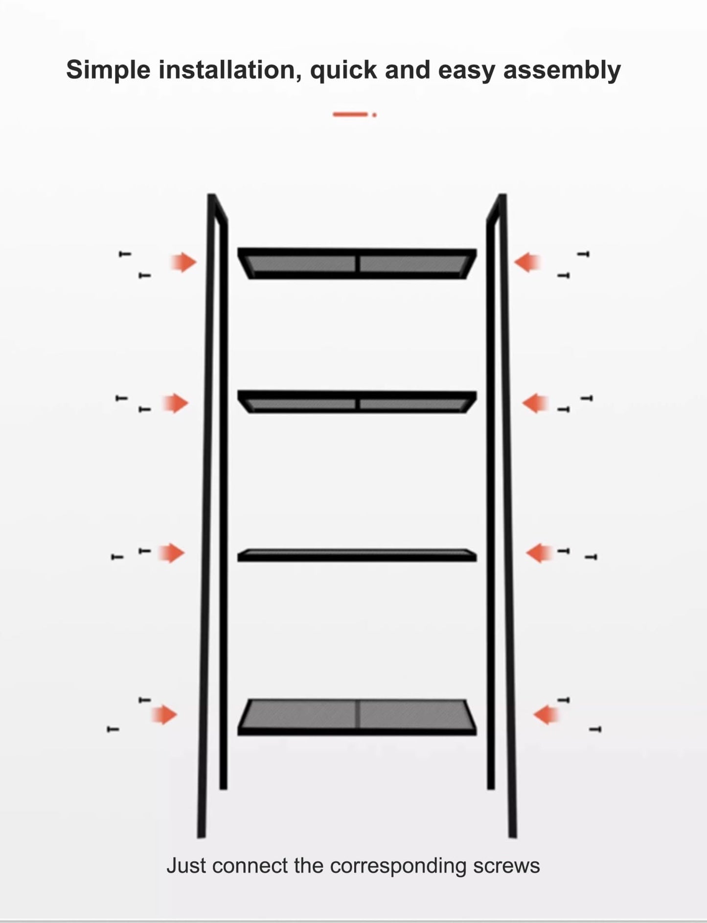 Plant Stand Indoor Outdoor,Metal Plant Stands,4 Tier Corner Plant Shelf Tall Plant Shelf with Leveling Feet(Black)