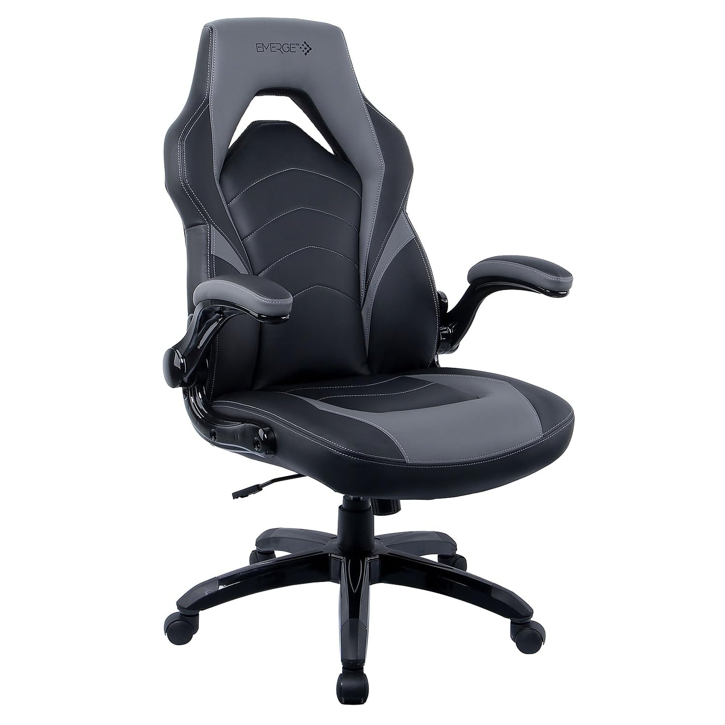 Staples Emerge Vortex Bonded Leather Ergonomic Gaming Chair with Lumbar Support, High Back and Adjustable Tilt Lock