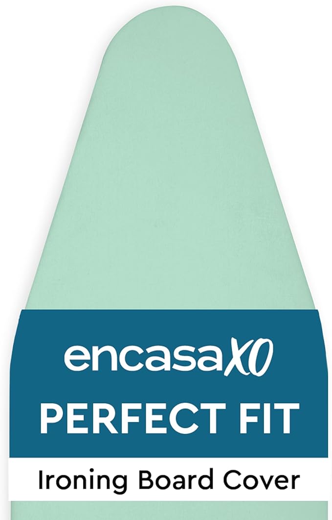 Encasa XO Ironing Board Cover and Pad 49"x18" - 4mm Felt Wide Iron Board Cover