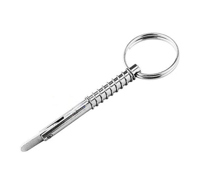 4 Pack Quick Release Pin 5/16" Diameter,Usable Length: 1-3/5(41mm) w/Drop Cam & Spring ,Full 316 Stainless Steel, Bimini Top Pin Marine Hardware, Free Installation Screws