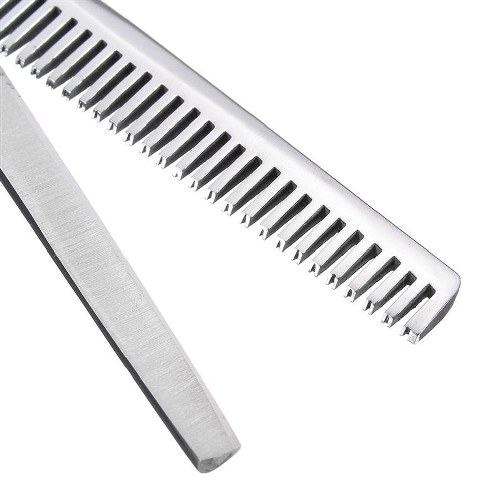 Hundeschere Fellschere für Hunde Katze 5-in-1 Scharfe Gebogene Schere Set Dog Grooming Set für Gesicht, Körper, Ohren