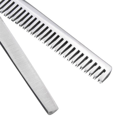 Hundeschere Fellschere für Hunde Katze 5-in-1 Scharfe Gebogene Schere Set Dog Grooming Set für Gesicht, Körper, Ohren