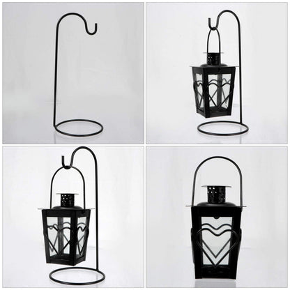 SOLUSTRE 1pc Iron Love Candle Holder Desktop Decor Candle Holders Iron Candle Holder Table Decoration Home Candleholder Decoration Floor Candelabra Glass Romantic Candlestick Lamp