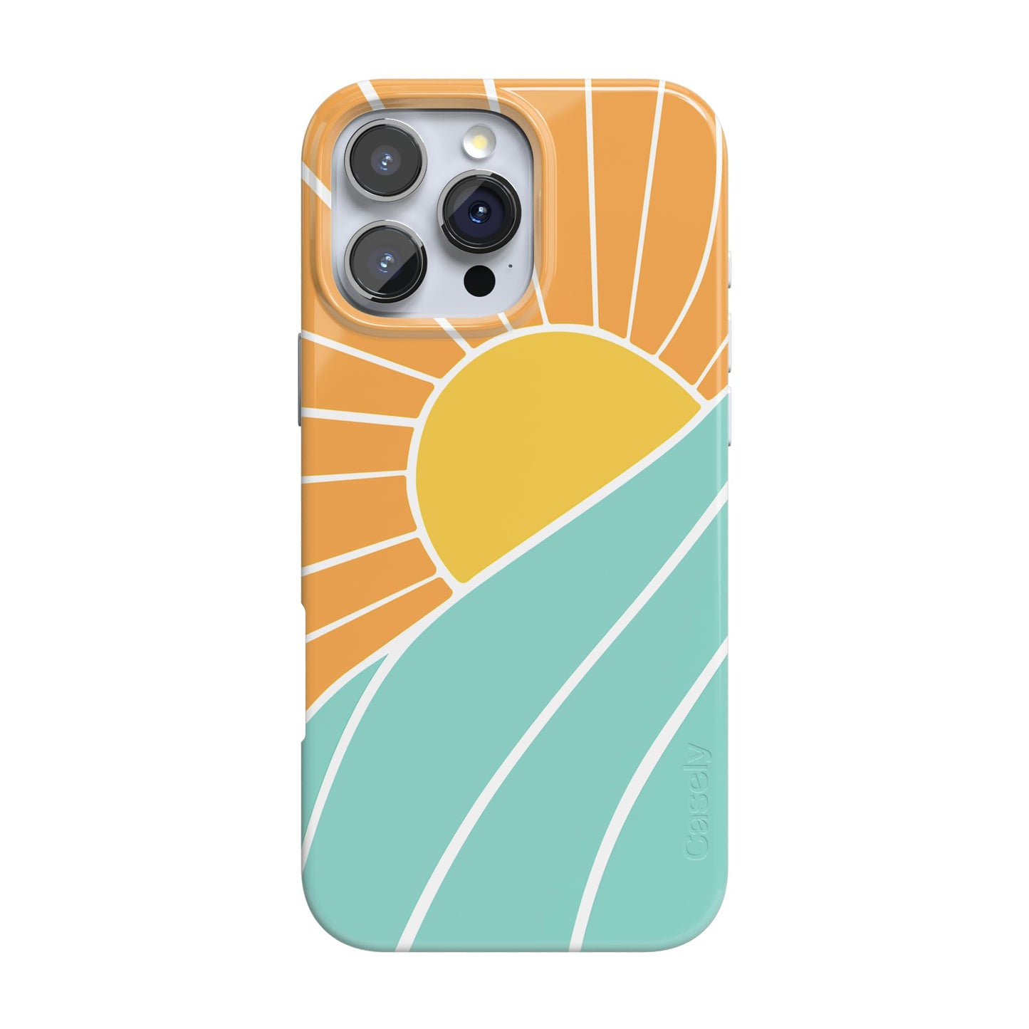 Casely iPhone 16 Pro Case | Be Mine | Tiny Hearts | Compatible with MagSafe | Classic Ultra Slim Design