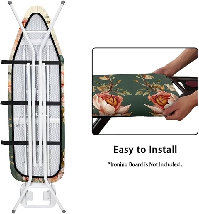 Hummingbird Floral Ironing Board Cover