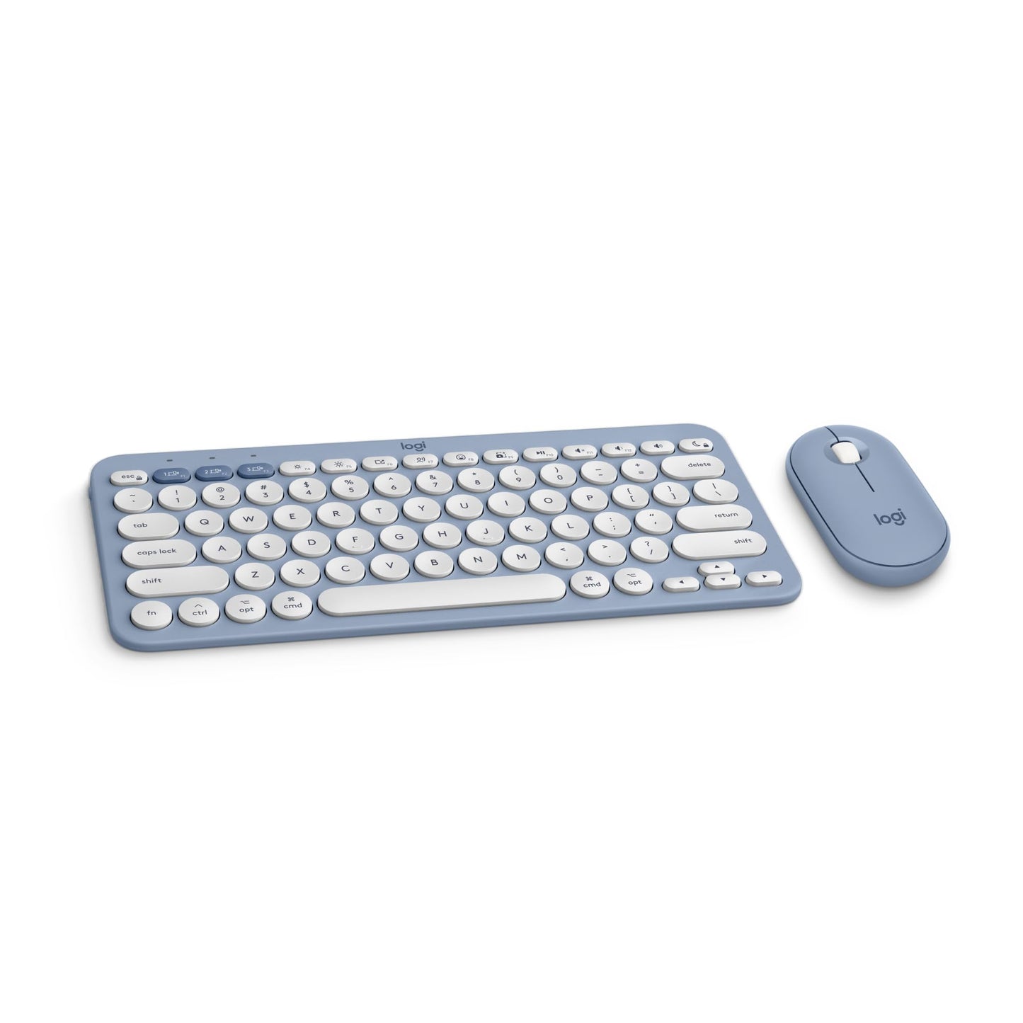 Logitech Pebble Keys 2 K380s, Multi-Device Bluetooth Wireless Keyboard with Customizable Shortcuts, Slim and Portable, Easy-Switch for Windows, macOS, iPadOS, Android, Chrome OS - Tonal Graphite