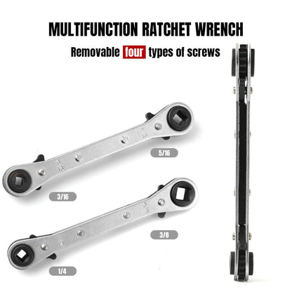 Thorstone Single Flaring Tool & Swaging Tool Kit for HVAC, Tubing, Copper Pipe Flaring with Tubing Cutter and Ratchet Wrench, 45 Degrees, Blue