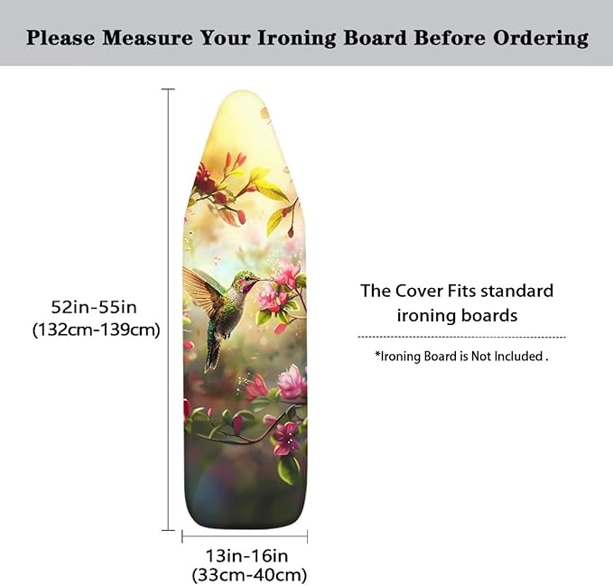 ZDCUSTOM Table Top Ironing Board Cover Standard Size Ironing Board Dust Cover