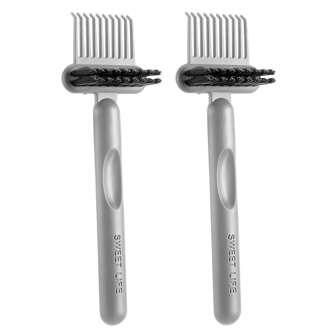 2Pcs Hair Brush Cleaning Tool 2-in-1 Comb Cleaner
