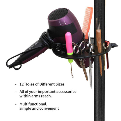 55 Inch Wig Stand Adjustable Mannequin Head Tripod for Hairdressing Training - Stainless Steel Wig Head Stand with Tray
