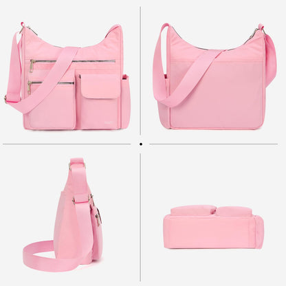 CLUCI Travel Purses for Women, Waterproof Nylon Crossbody Bags for Woman Trendy, Anti Theft Shoulder Handbags for Ladies