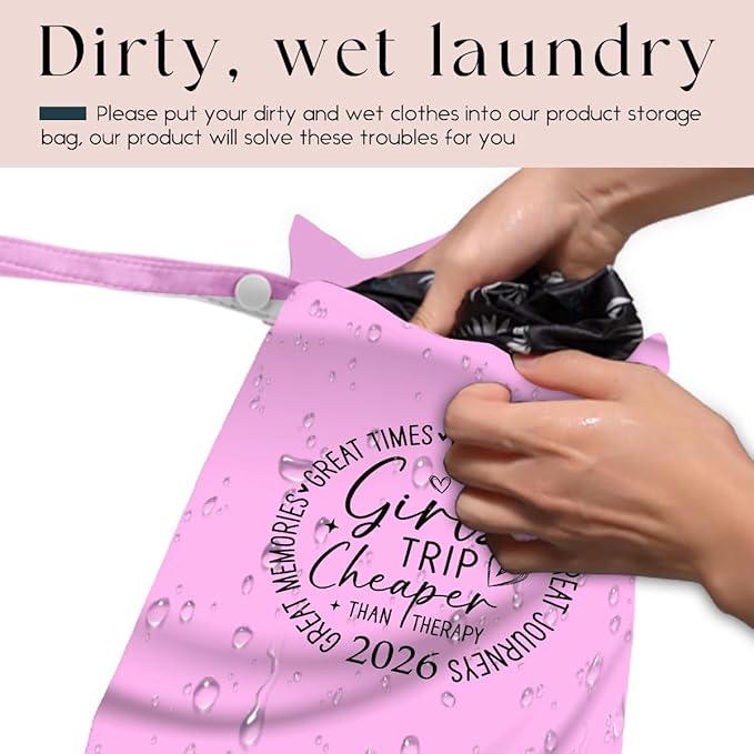 Girls Trip Gifts Wet Dry Bag, Beach Bag Wet Bag Favors,