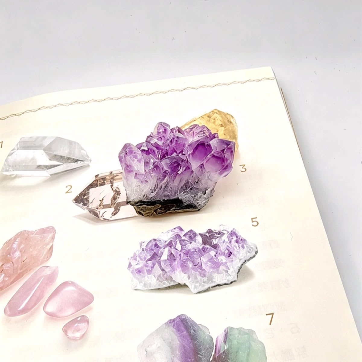 XMHOME Raw Amethyst Clusters Bulk Natural Amethyst Geode 1.1Lbs Gemstones and Crystals Stone Specimen for Tumbling Witchcraft