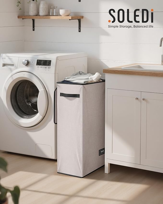 SOLEDI Slim Laundry Hamper
