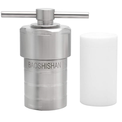 BAOSHISHAN 100ml Hydrothermal Autoclave Reactor, 304 Stainless Steel PTFE Lined for Lab Hydrothermal Process (100ml)