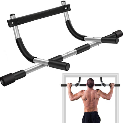TOPOKO Upgrade Pull Up Bar for Doorway, Max Capacity 440 lbs Chin Up Bar, Portable Upper Body Workout Bar, Strength Training Door Frame Pull-up Bars, Hanging Bar for Exercise, Pullup Bars for Home